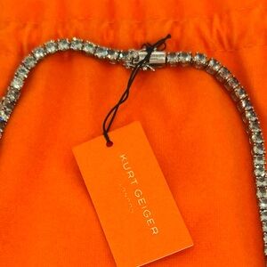 Kurt Geiger Sparkling Crystal Necklace NWT Retails 168.00